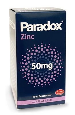 Paradox Zinc 50mg 60 tabs